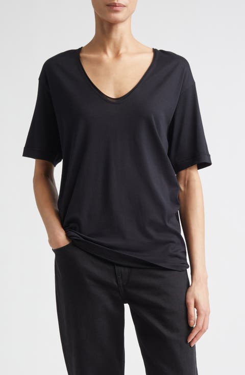 Silk Crepe T-Shirt