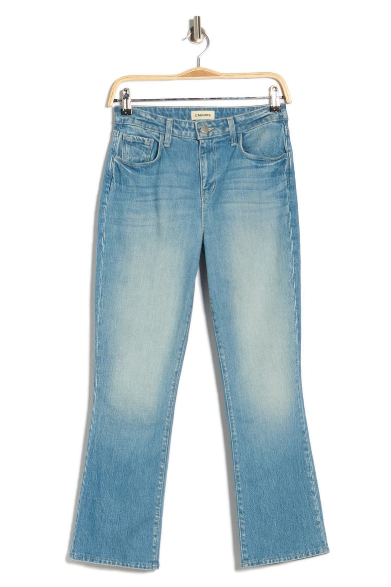 Tati High Waist Crop Bootcut Jeans, Alternate, color, VISTA
