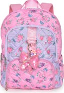 OMG Accessories Large Floral Quilted Backpack