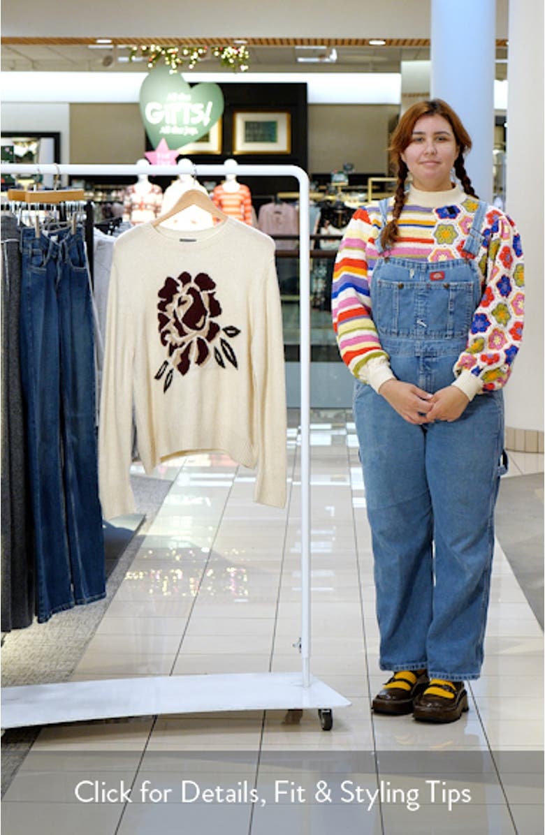 Rose Jacquard Sweater, sales video thumbnail