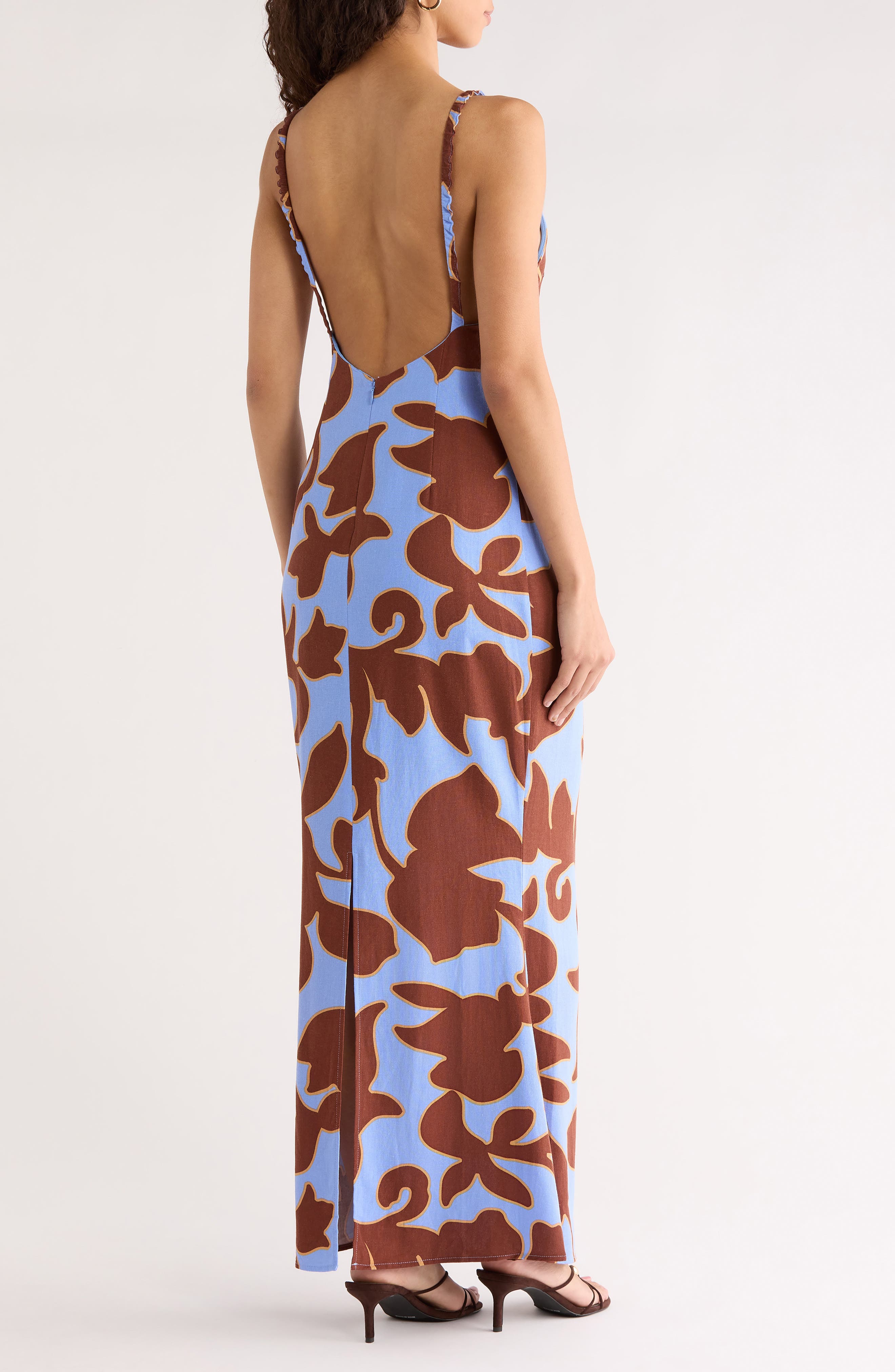 Mizie Open Back Maxi Dress - image 2