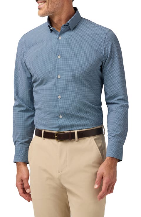 Leeward Trim Fit Performance Button-Up Shirt