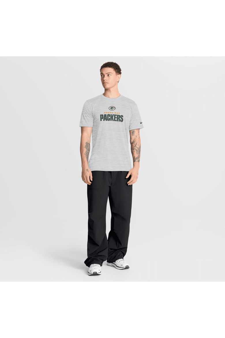 Men's Nike Ash Green Bay Packers Velocity Endurance Run Dri-FIT T-Shirt, Alternate, color, Ash