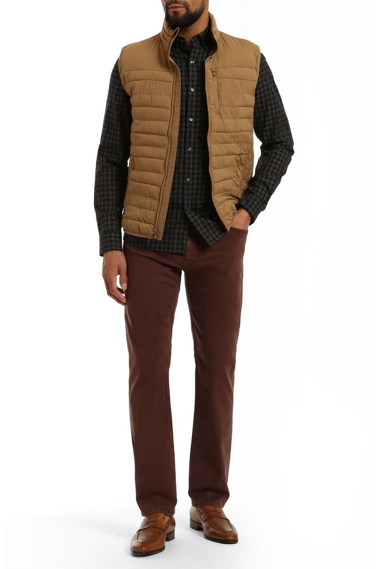 Courage Straight Leg Stretch Five-Pocket Pants, Alternate, color, MAHOGANY TWILL