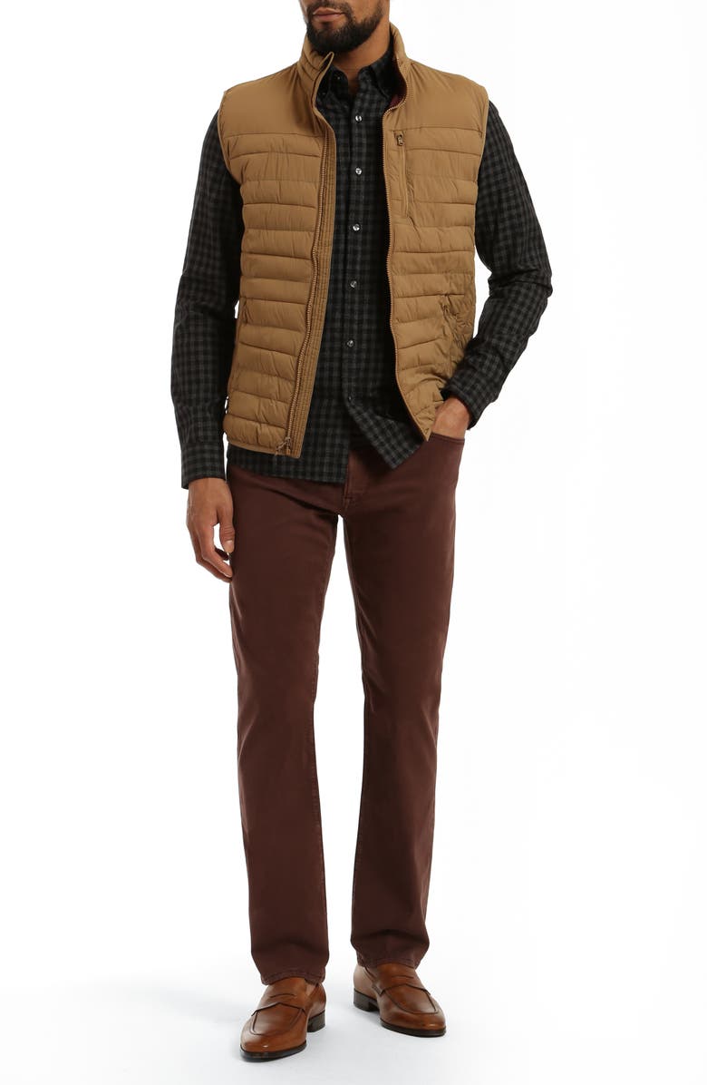 34 Heritage Courage Straight Leg Stretch Five-Pocket Pants, Alternate, color, Mahogany Twill