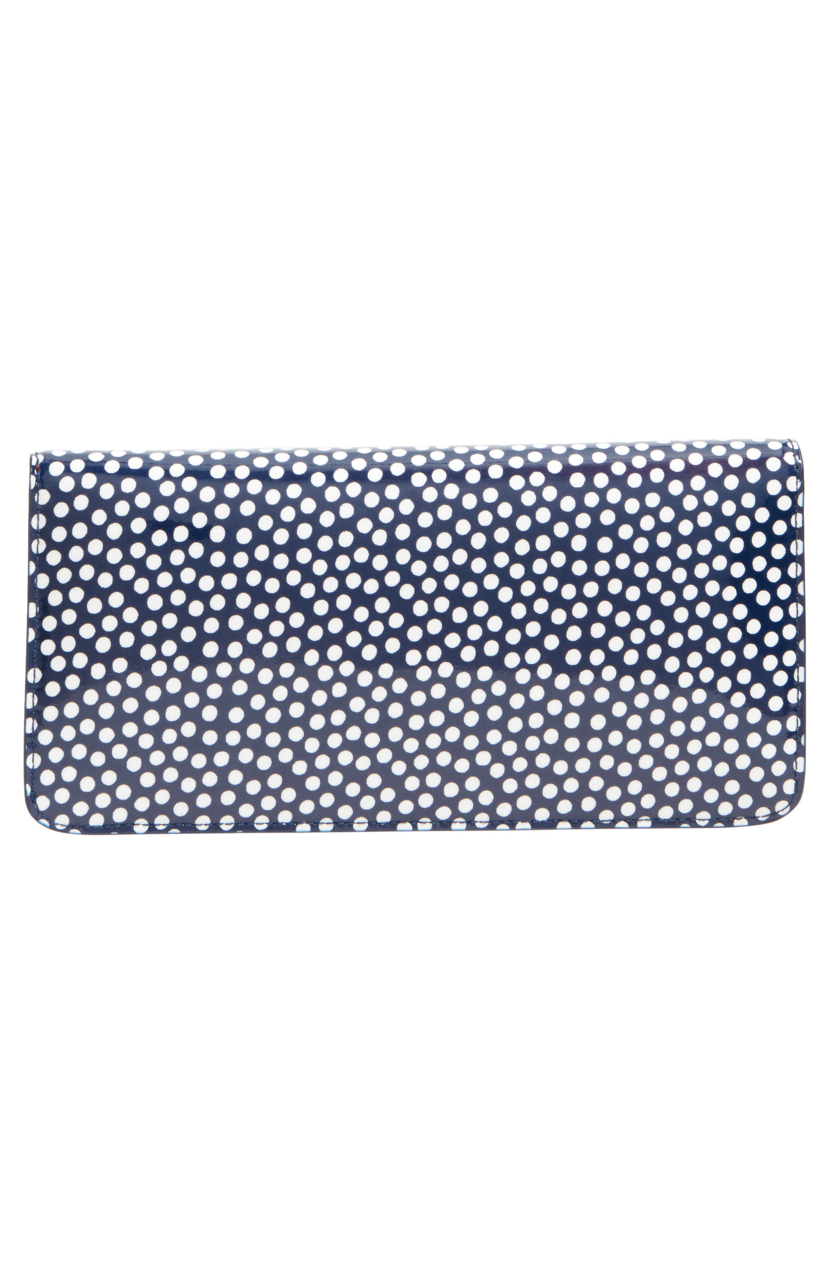 Tory Burch Gigi Print Leather Clutch, Alternate, color, 