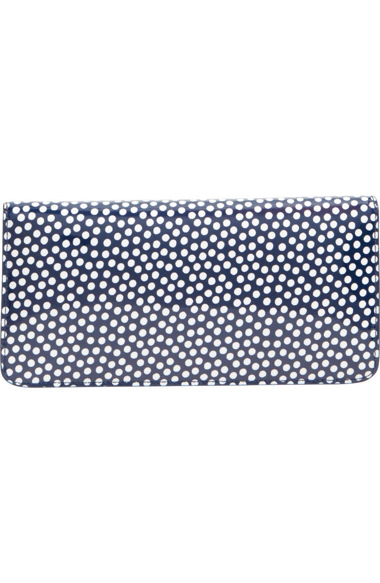 Tory Burch Gigi Print Leather Clutch, Alternate, color,