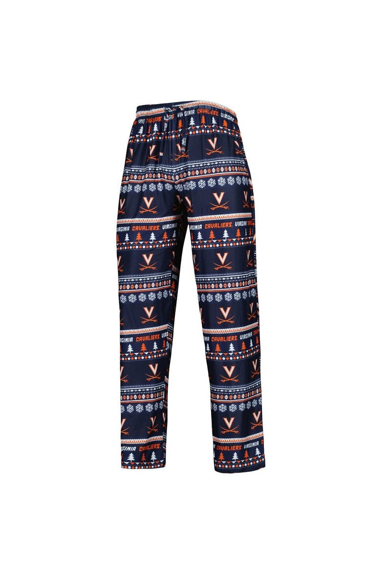Men's Concepts Sport Navy Virginia Cavaliers Swivel Long Sleeve T-Shirt & Pants Sleep Set, Alternate, color, Navy