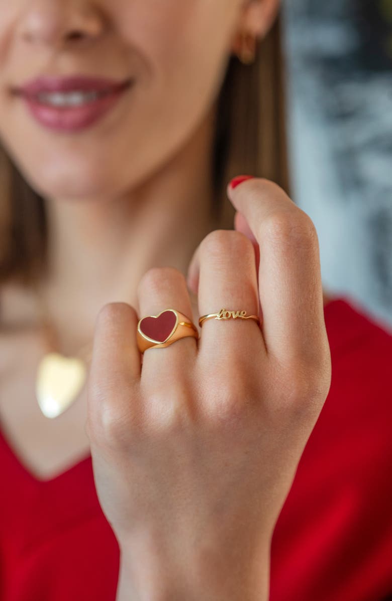 Kris Nations Love Ring, Alternate, color, Gold