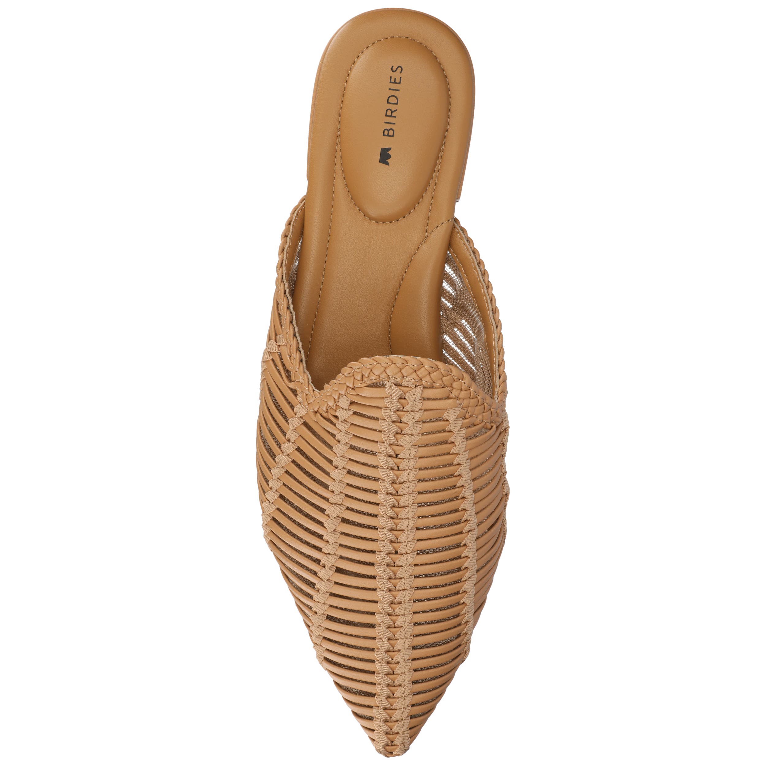 Birdies The Goldfinch 15 Slide Woven, Alternate, color, Toffee