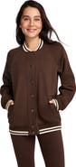 Jockey Women's Cotton Blend Varsity Jacket