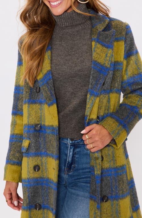 Vici Collection Marlowe Plaid Coat In Multi