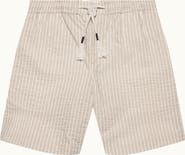 Orlebar Brown Sonoran Seersucker Relaxed Fit Seersucker Stripe Shorts