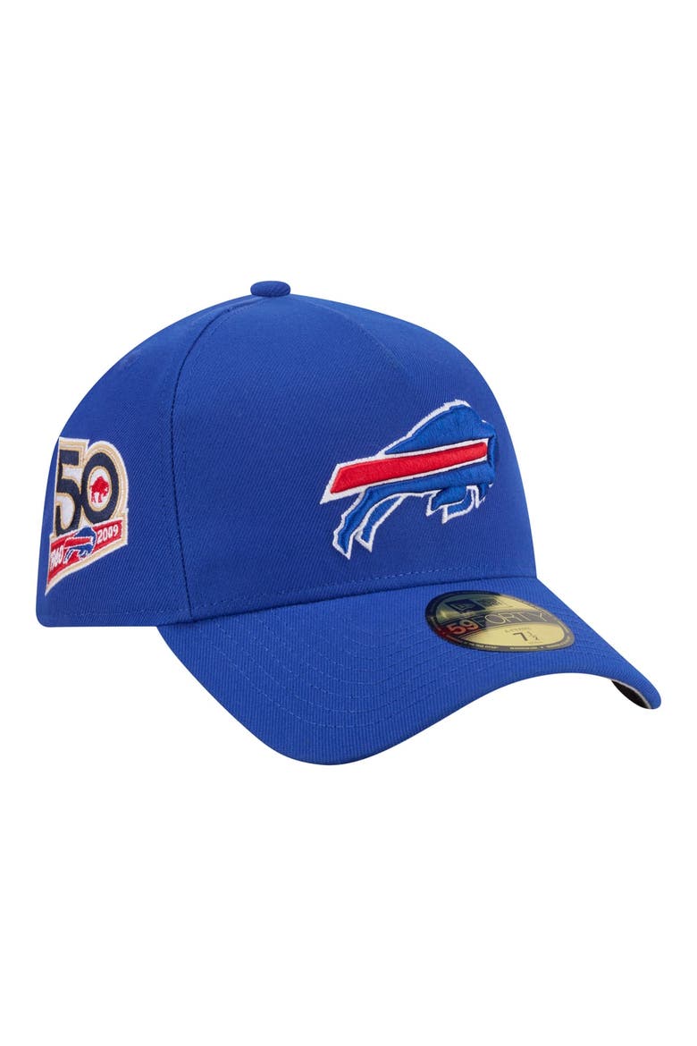 Men's New Era  Royal Buffalo Bills A-Frame 59FORTY Fitted Hat, Main, color, Royal