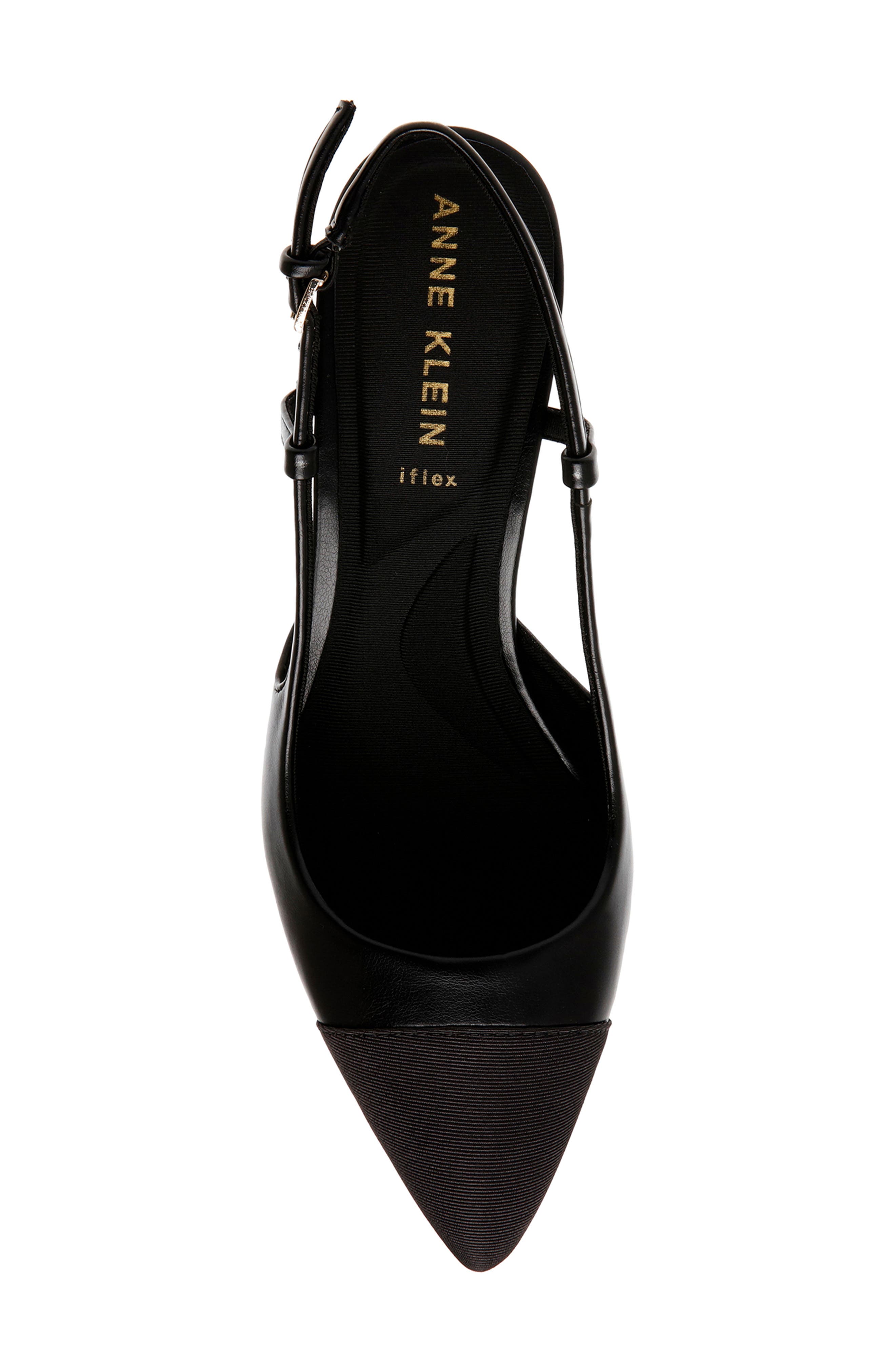 Anne Klein Brinlee Pointed Toe Pump, Alternate, color, Black