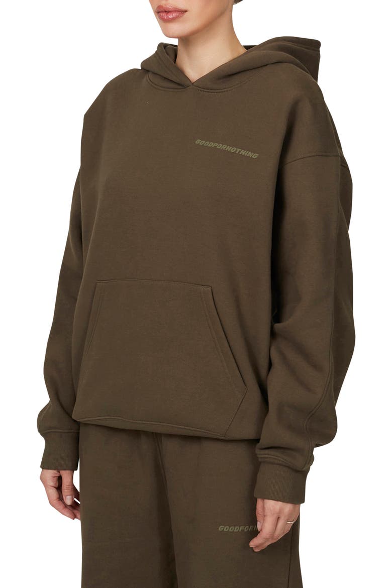 Vintage  Tonal Pullover Hoodie, Alternate, color, Brown