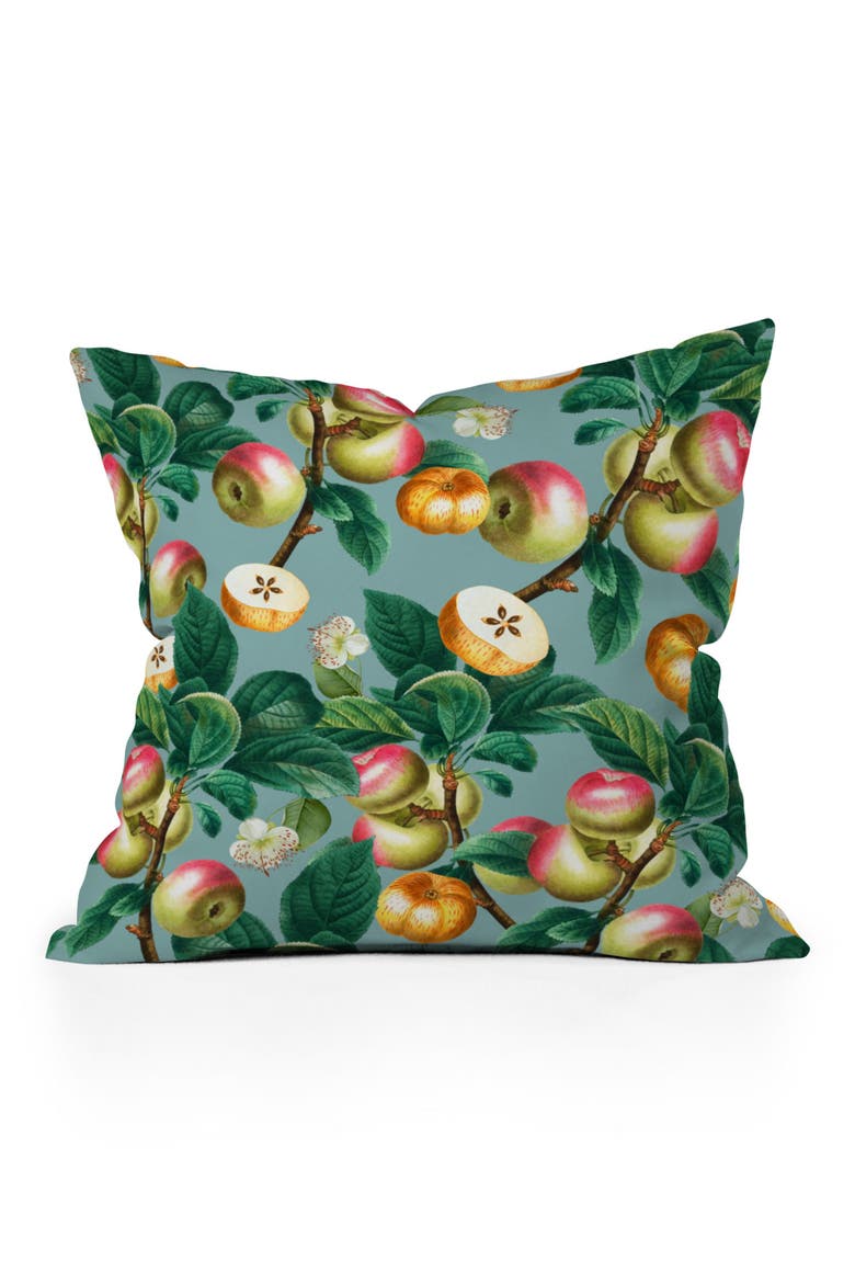Spring & Summer Throw Pillow, Main, color, GREEN
