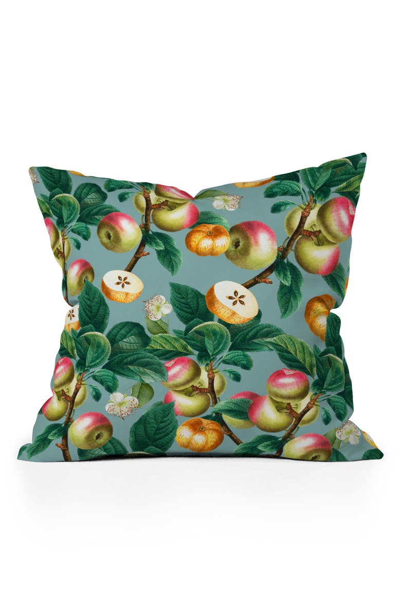 Deny Designs Spring & Summer Throw Pillow, Main, color, Green