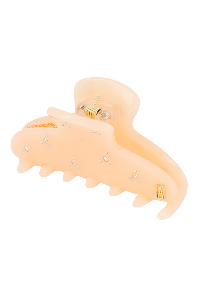 Crystal Claw Hair Clip, Main, color, YELLOW