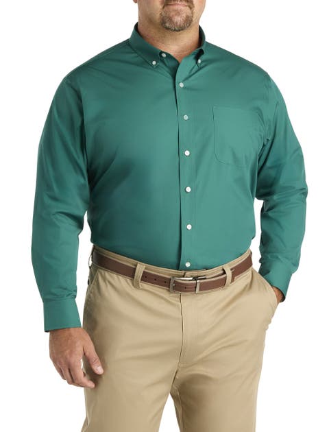 Big & Tall  Solid Tech Sport Shirt
