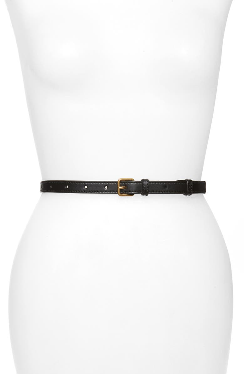 Stella McCartney Eco Alter Faux Leather Belt, Main, color, 