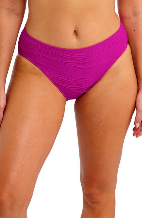 Beach Waves Mid Rise Bikini Bottoms
