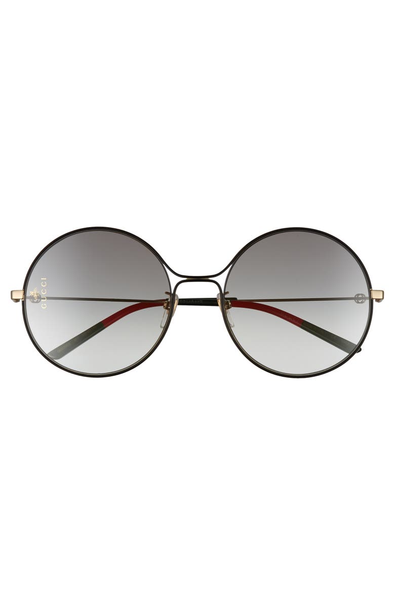 Gucci 58mm Round Sunglasses, Alternate, color, 