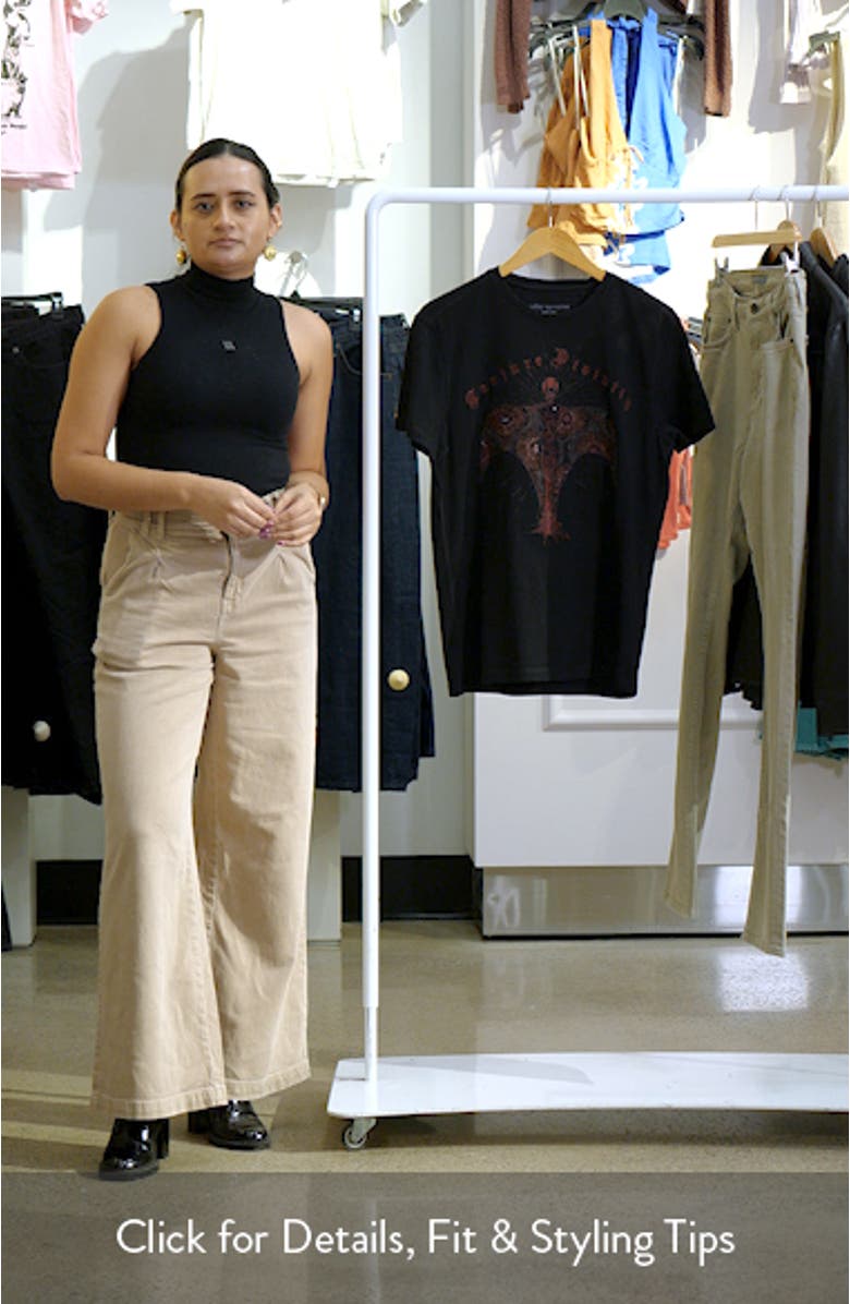 Deco Goddess Embellished Organic Cotton T-Shirt, sales video thumbnail