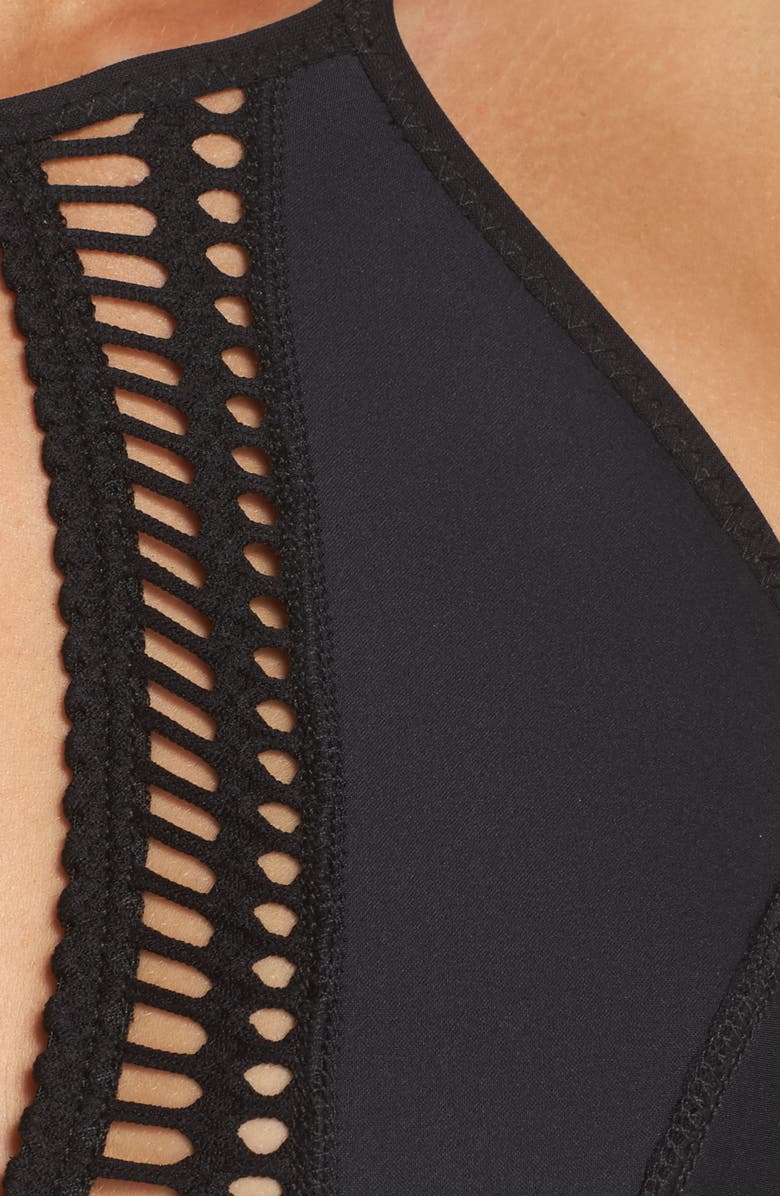 Robin Piccone Cameron Halter Bikini Top, Alternate, color, 