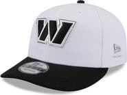 New Era Men's New Era White/Black Washington Commanders 2026 NFL Draft Pre-Curved 9FIFTY Snapback Hat