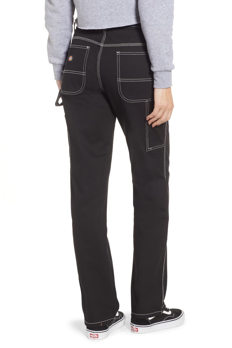 Relaxed Fit Carpenter Pants, Alternate, color, BLACK