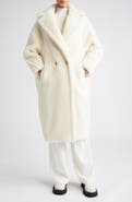 Max Mara Tedgirl Oversize Double Breasted Alpaca Blend Coat