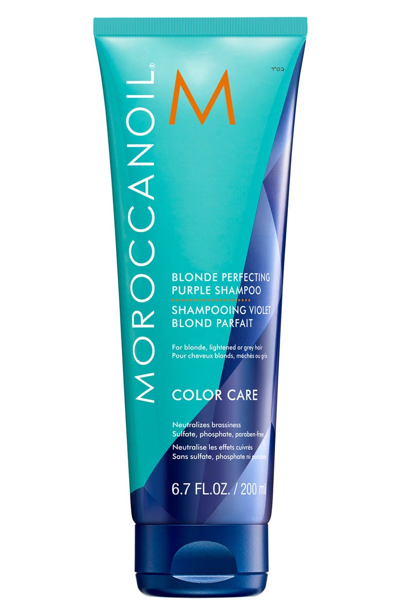 MOROCCANOIL<sup>®</sup> Blonde Perfecting Purple Shampoo, Main, color,