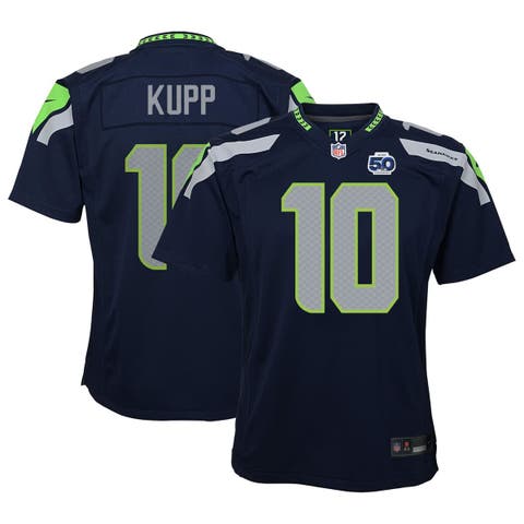 Youth Nike Cooper Kupp College Navy Seattle Seahawks 50th Season Game Jersey