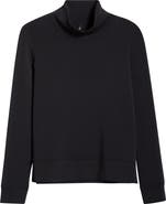 MPG Dreamweave Recycled Polyester Blend Mock Neck Sweatshirt