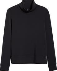 MPG Dreamweave Recycled Polyester Blend Mock Neck Sweatshirt