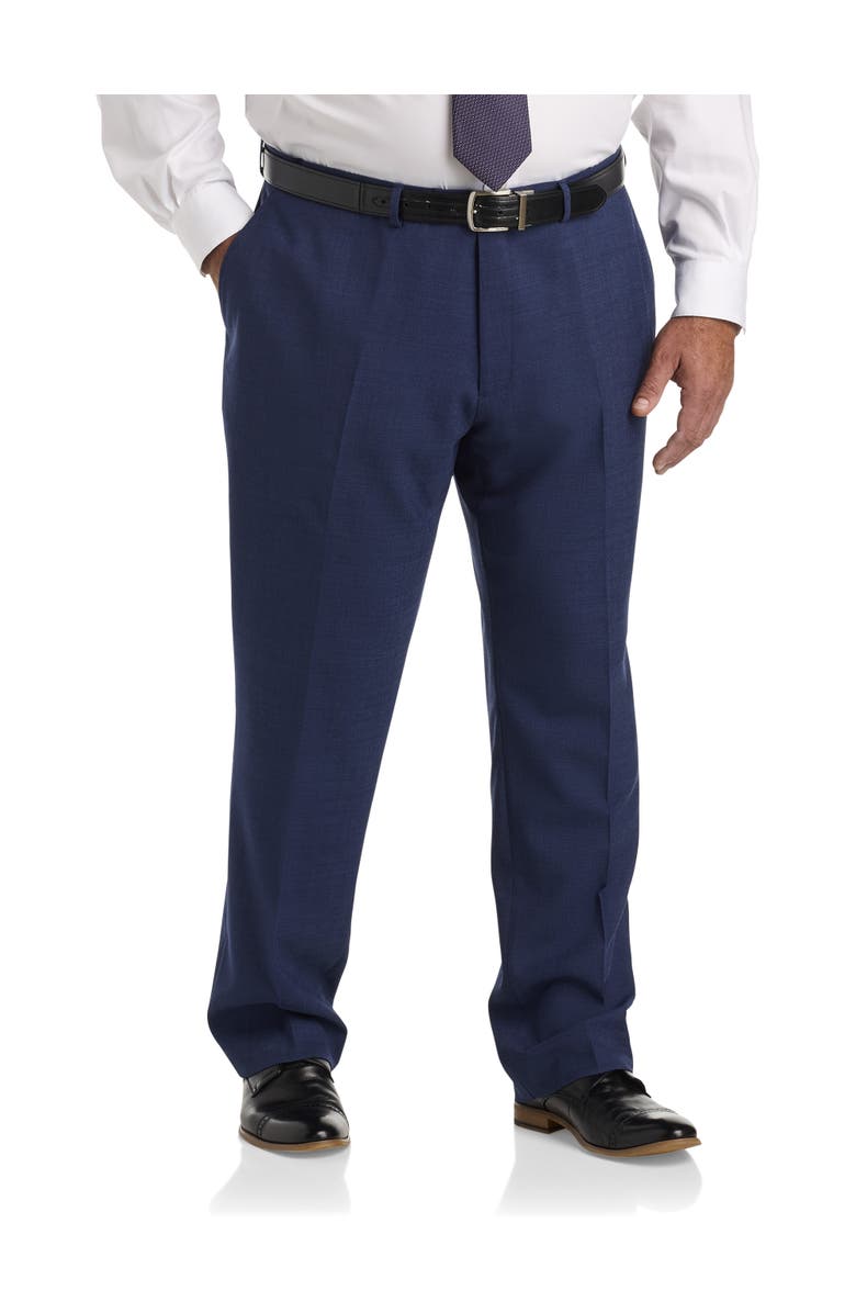 JV Reflex Big
Tall Textured Suit Pants, Main, color, Navy