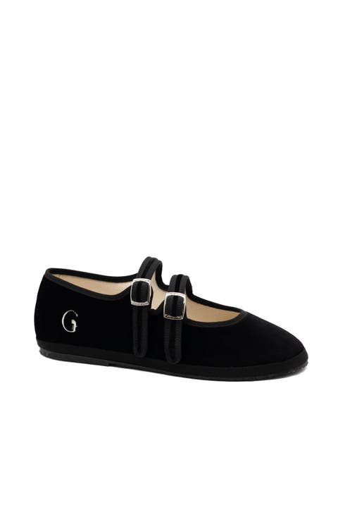 Mary Jane Double Strap Ballet Flats