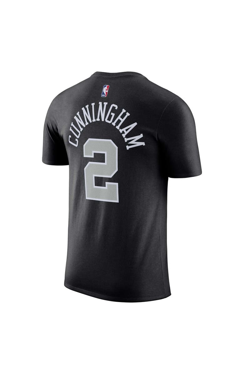 Nike Men's Nike Cade Cunningham Black Detroit Pistons 2023/24 City Edition Name & Number T-Shirt, Alternate, color, 
