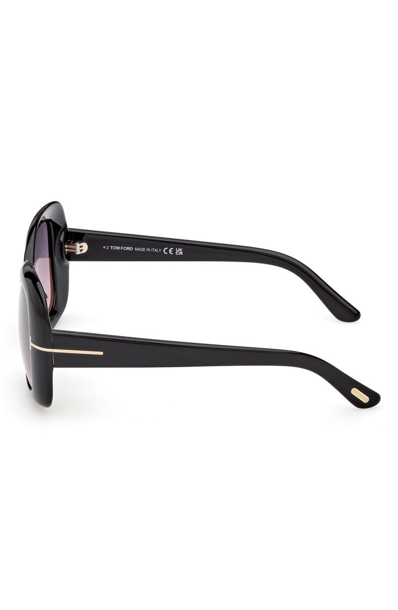 TOM FORD 52mm Gradient Square Sunglasses, Alternate, color, 