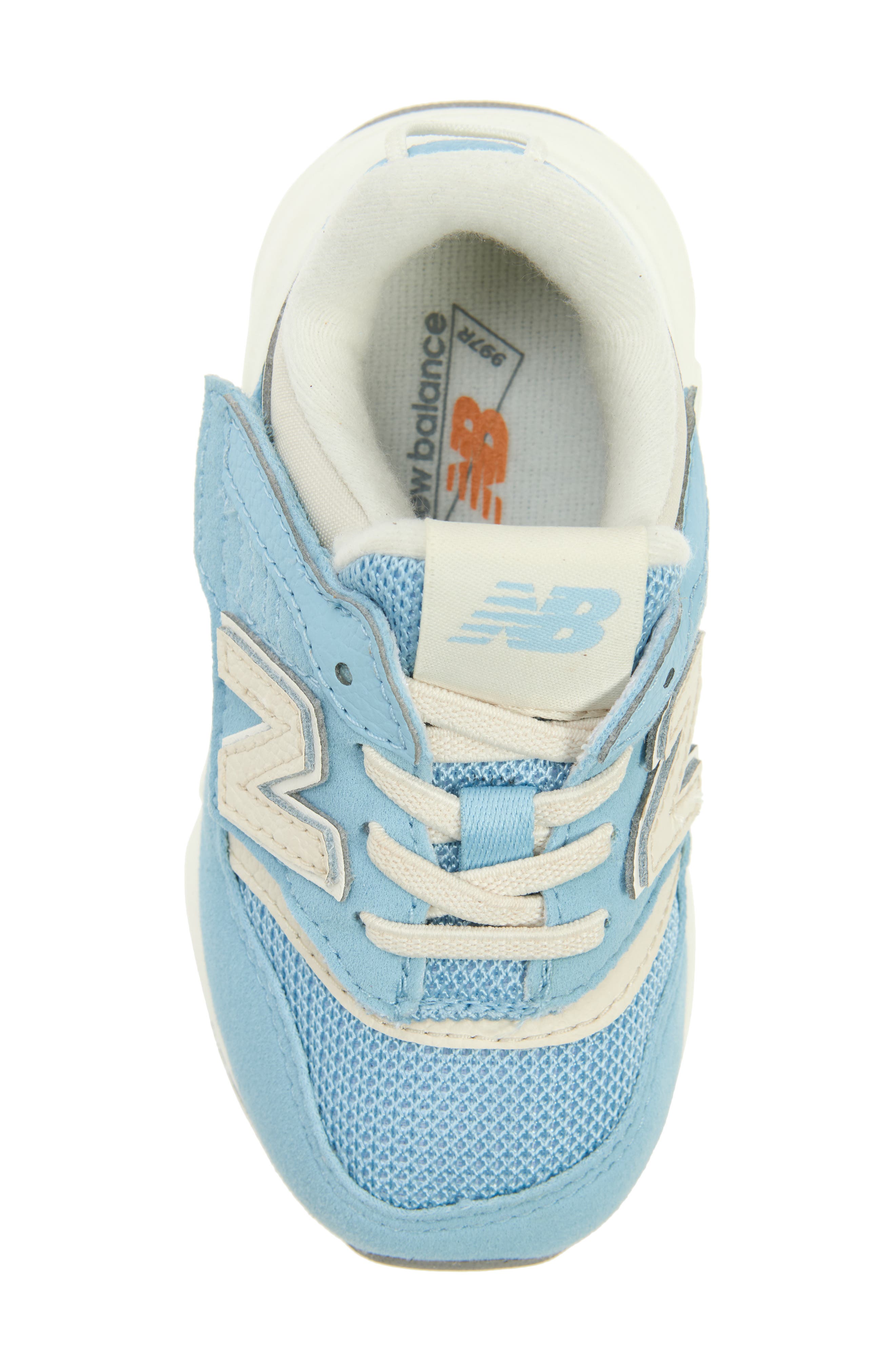 New Balance 997R Hook & Loop Sneaker, Alternate, color, Chrome Blue/ Linen