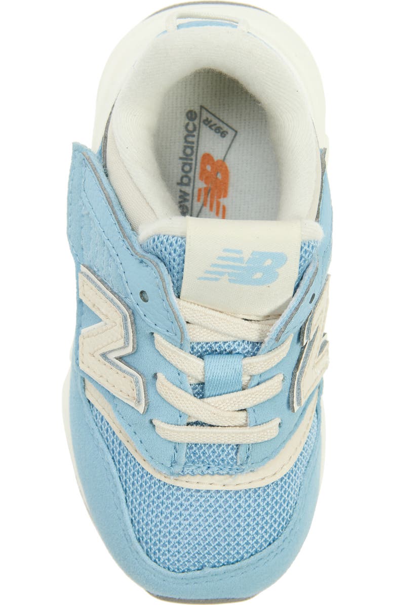 New Balance 997R Hook & Loop Sneaker, Alternate, color, Chrome Blue/ Linen