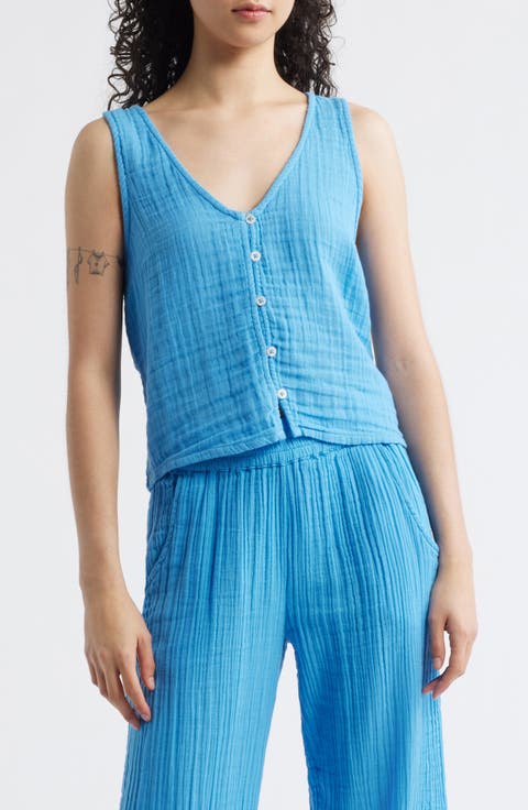 Premium Surf Cotton Crop Tank