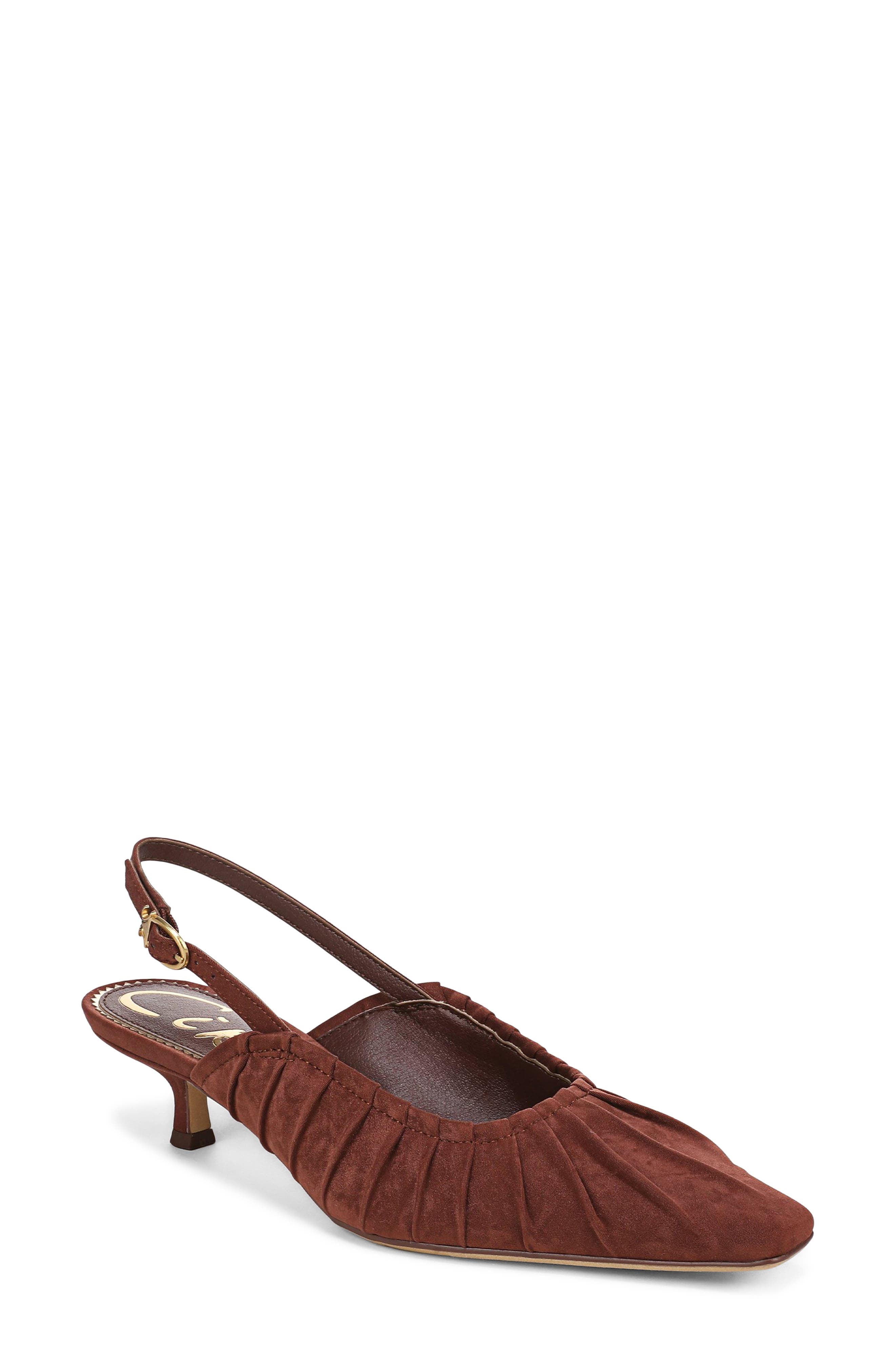 Katia Slingback Pump, Main, color, DEEP PECAN