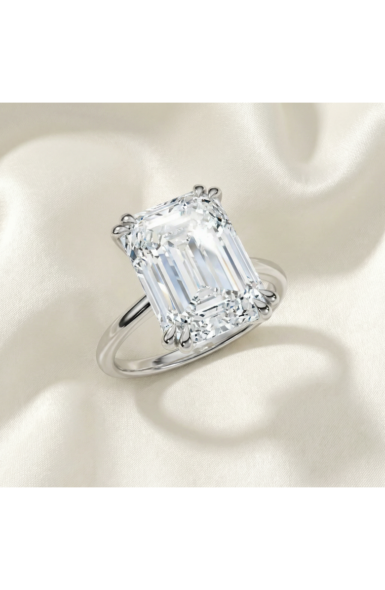 Bliss Diamond Certified 6Ct Emerald Cut Diamond Solitaire Ring 14k Gold Lab Grown, Alternate, color, 14K Yellow Gold