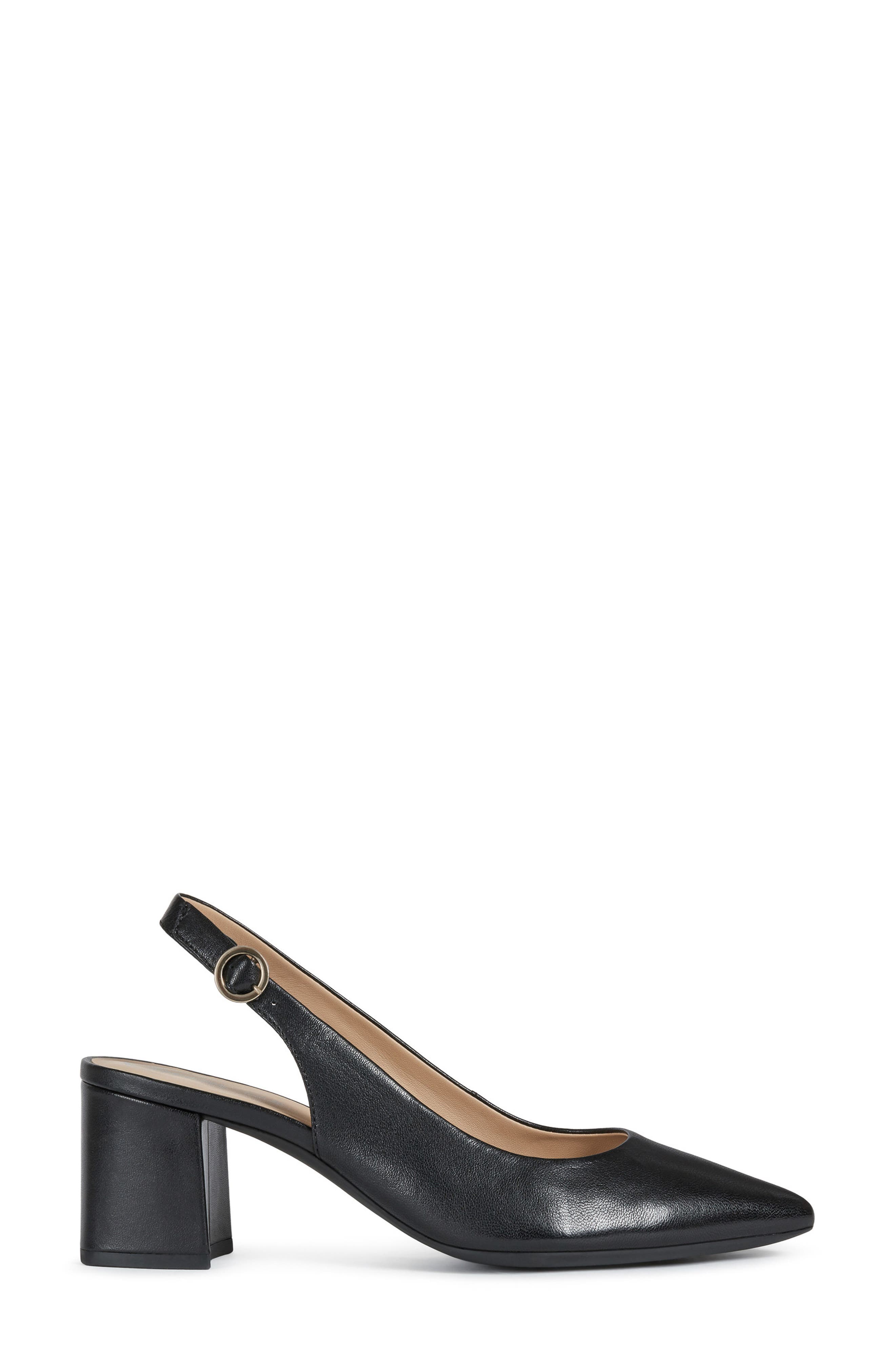 Geox Bigliana Pointed Toe Slingback Pump, Alternate, color, 
