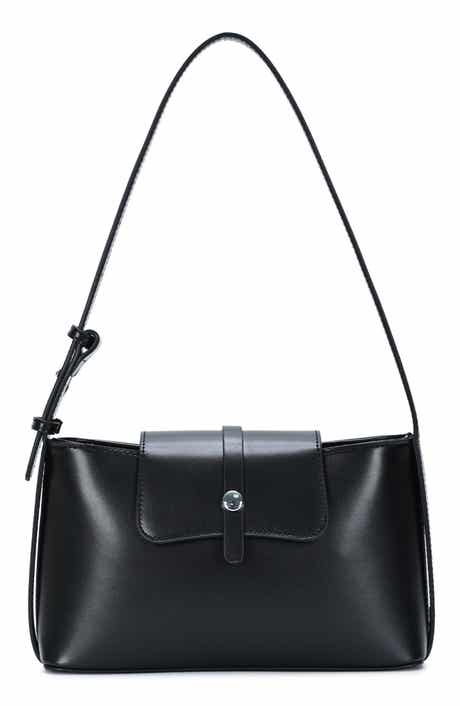 Faux Leather Shoulder Bag