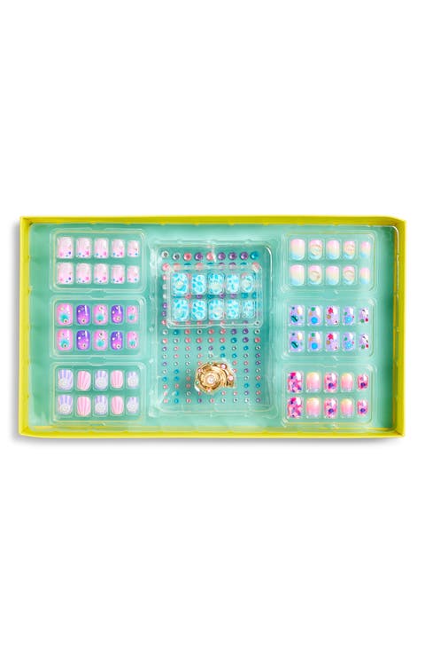 Mermaid Press-On Nails Kit
