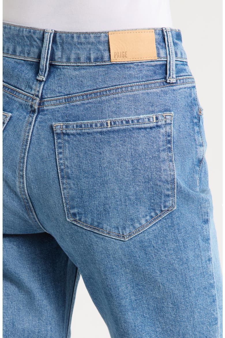 Stevie High Waist Ankle Straight Leg Jeans, Alternate, color, RIVAGE