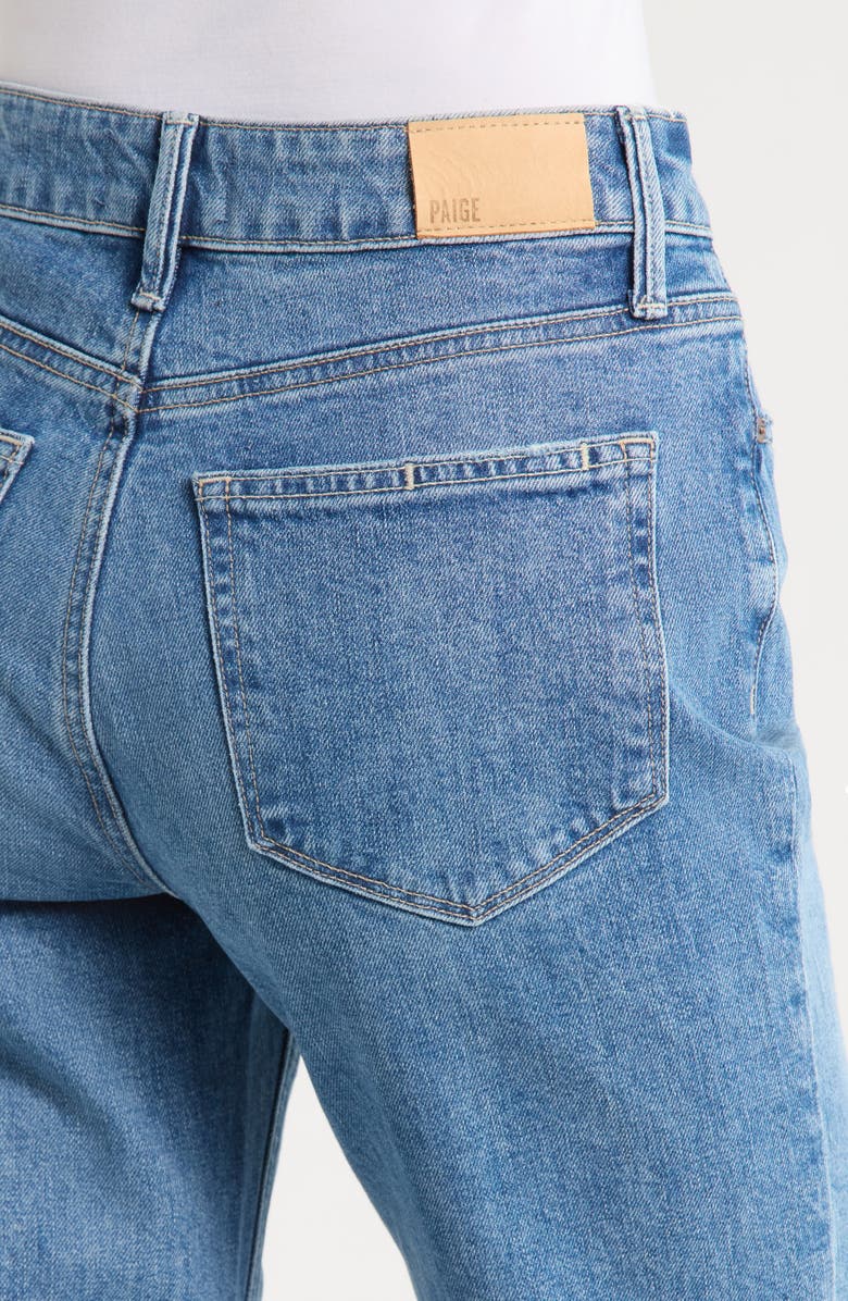 PAIGE Stevie High Waist Ankle Straight Leg Jeans, Alternate, color, Rivage